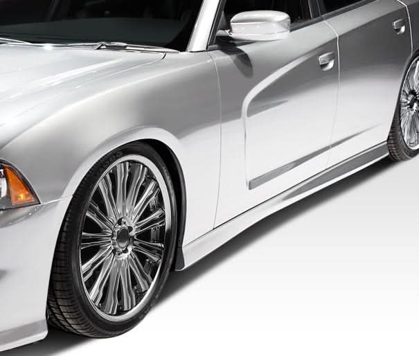 2011-2023 Dodge Charger SRT Look Side Skirts Rocker Panels - FRP