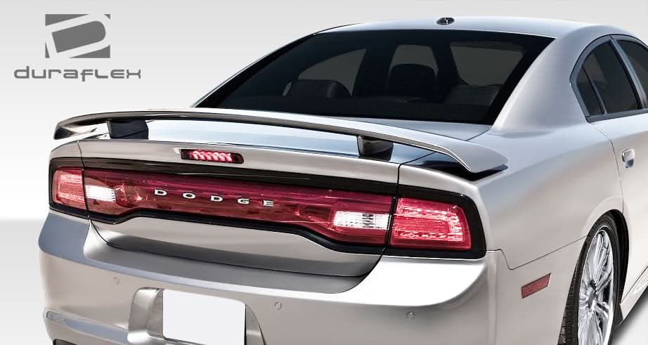 2011-2014 Dodge Charger SRT Look Rear Wing Trunk Spoiler - FRP