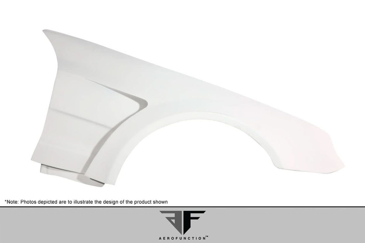 2003-2008 Mercedes SL Class R230 AF-Signature 1 Style Wide Body Front Fenders - FRP