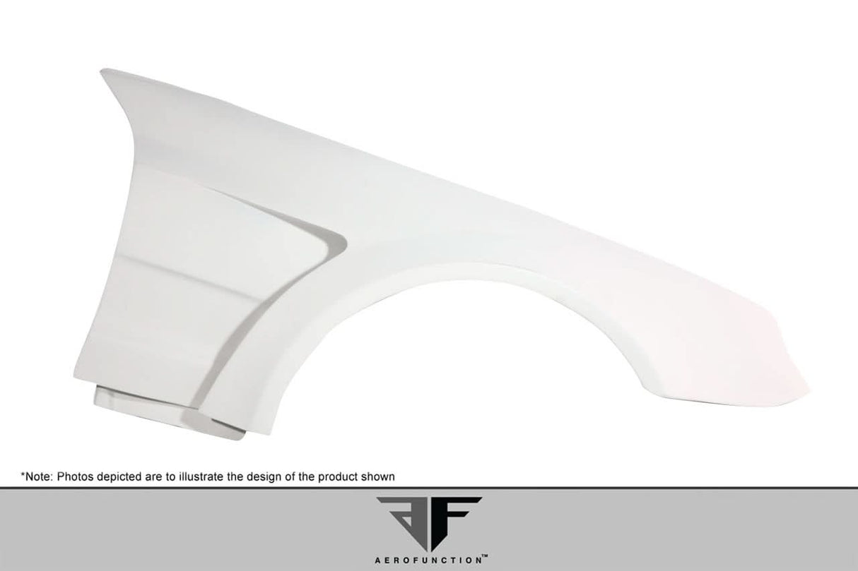 2003-2008 Mercedes SL Class R230 AF-Signature 1 Style Wide Body Front Fenders - FRP