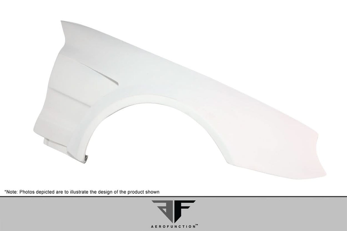 2003-2008 Mercedes SL Class R230 AF-Signature 1 Style Wide Body Front Fenders - FRP