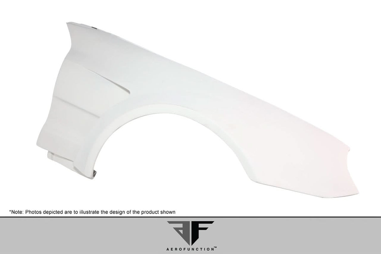2003-2008 Mercedes SL Class R230 AF-Signature 1 Style Wide Body Front Fenders - FRP