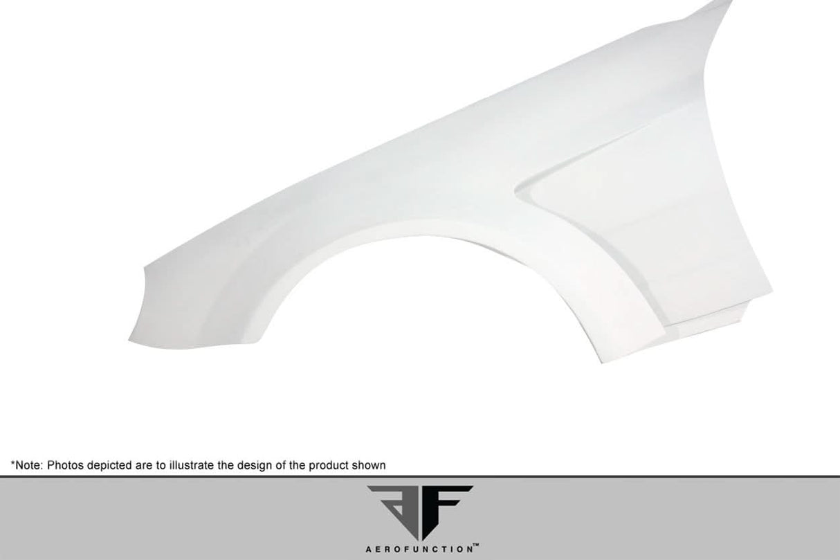 2003-2008 Mercedes SL Class R230 AF-Signature 1 Style Wide Body Front Fenders - FRP