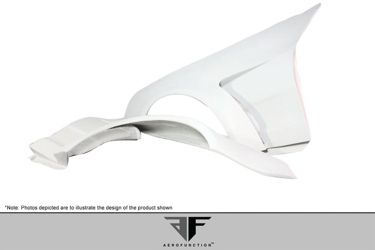 2003-2008 Mercedes SL Class R230 AF-Signature 1 Style Wide Body Front Fenders - FRP