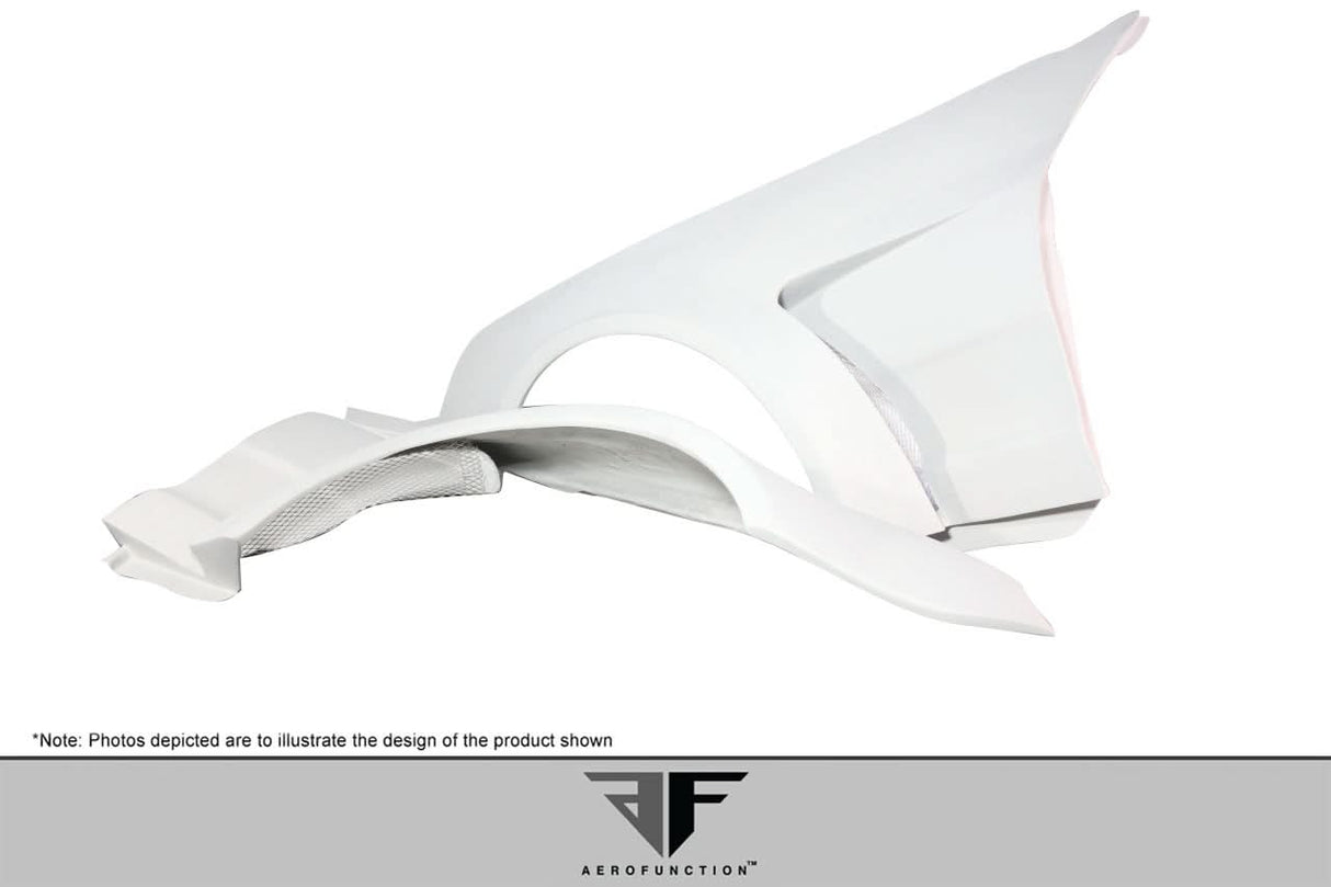 2003-2008 Mercedes SL Class R230 AF-Signature 1 Style Wide Body Front Fenders - FRP