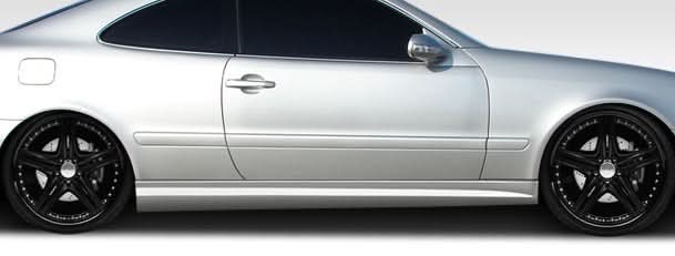 1998-2002 Mercedes CLK C63 Look Side Skirts Rocker Panels - FRP
