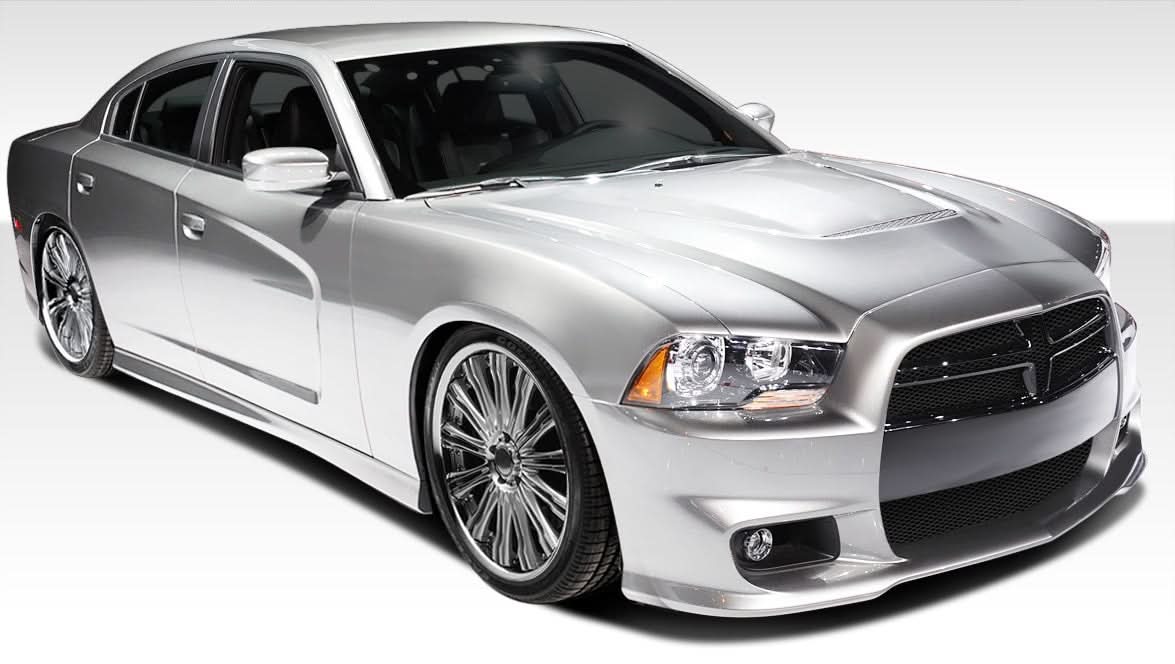 2011-2014 Dodge Charger SRT Look Body Kit - 6 Piece - FRP
