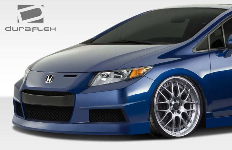 2012-2013 Honda Civic 2DR Bisimoto Edition Style Body Kit - 4 Piece - FRP
