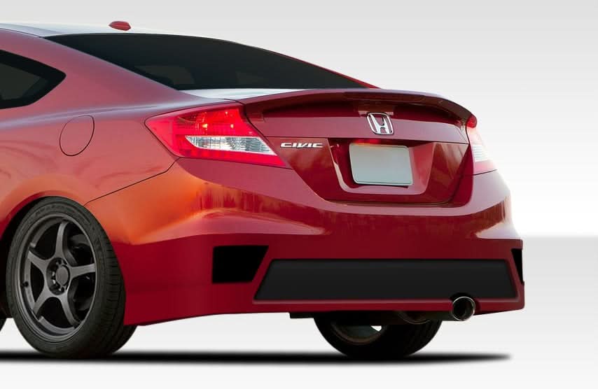 2012-2013 Honda Civic Bisimoto Edition Style Rear Bumper Cover - FRP
