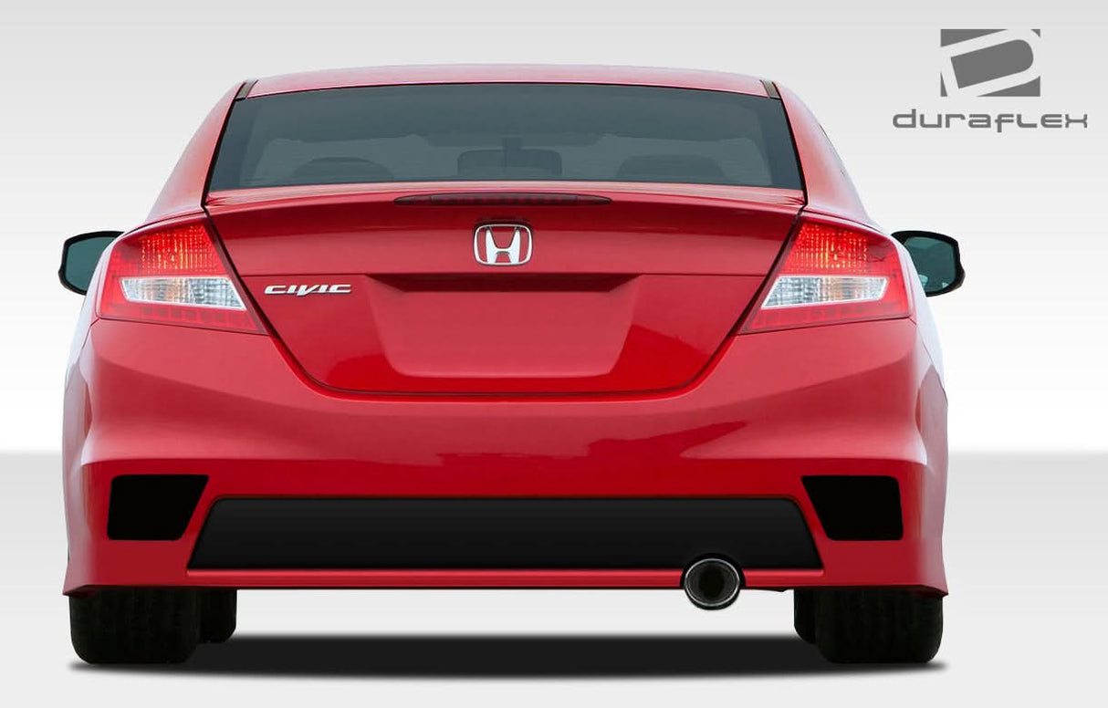 2012-2013 Honda Civic Bisimoto Edition Style Rear Bumper Cover - FRP