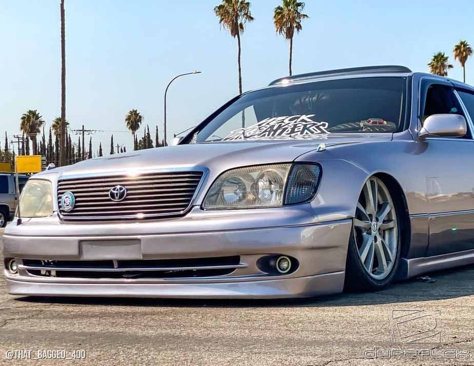 1998-2000 Lexus LS400 VIP Style Front Bumper Cover - FRP