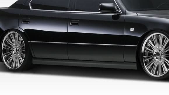 1995-2000 Lexus LS400 VIP Style Side Skirts Rocker Panels - FRP