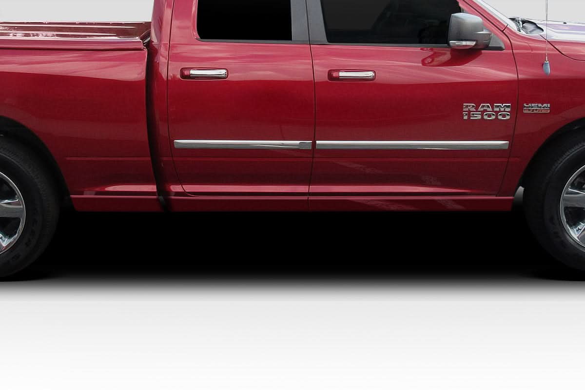 2009-2018 Dodge Ram Quad Cab MP-R Style Side Skirts - 6 Piece FRP