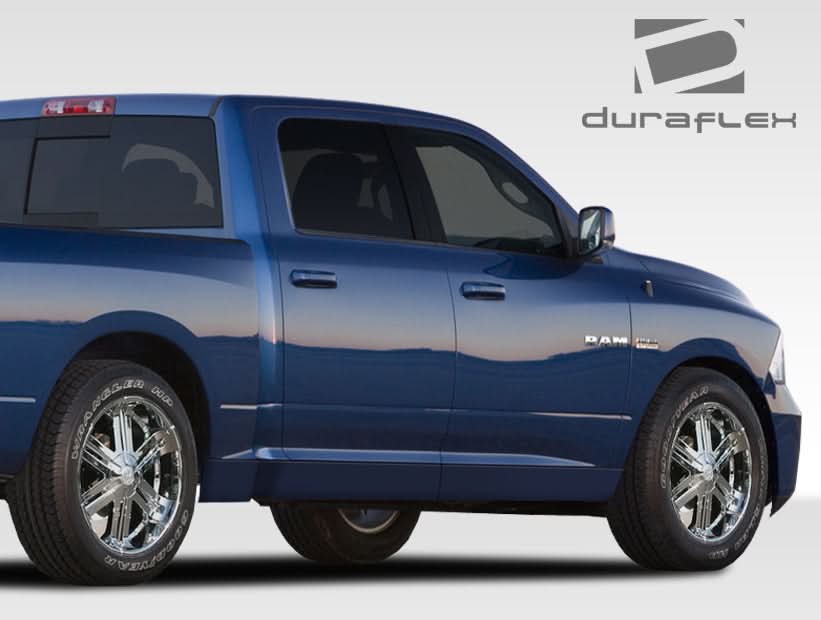 2009-2018 Dodge Ram Quad Cab MP-R Style Side Skirts - 6 Piece FRP
