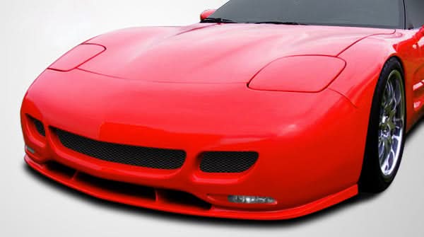 1997-2004 Chevrolet Corvette TS Edition Style Front Lip Spoiler - Polyurethane
