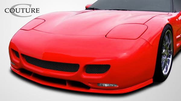 1997-2004 Chevrolet Corvette C5 TS Edition Style Front Bumper - Polyurethane