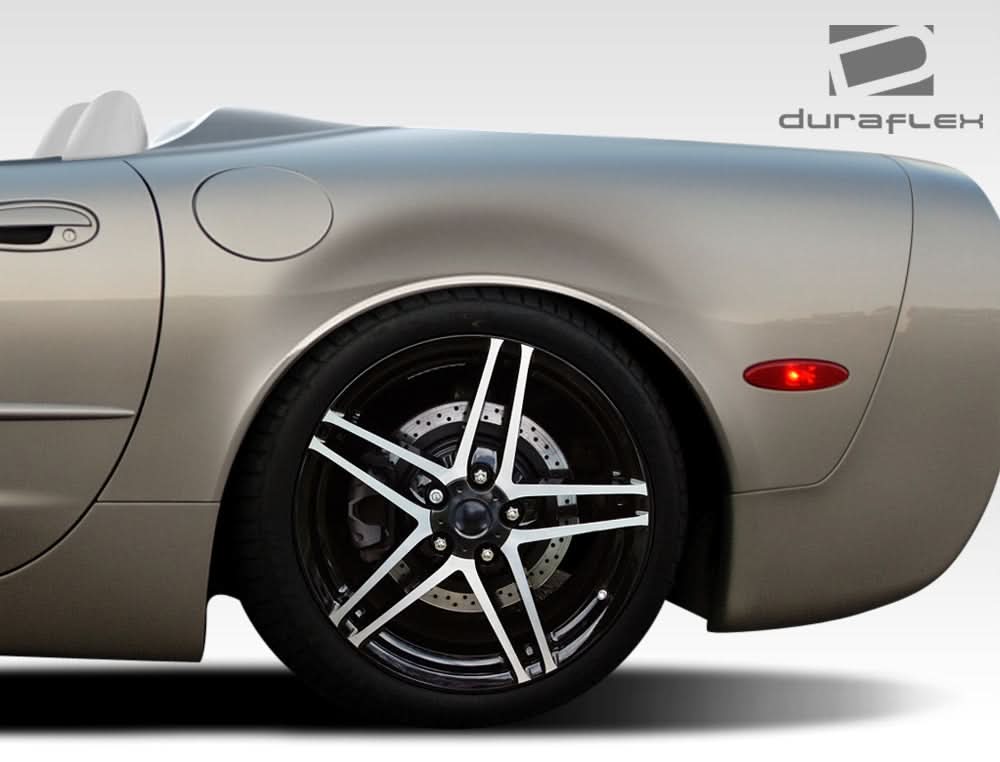 1997-2004 Chevrolet Corvette C5 ZR Edition Style Rear Fenders - FRP