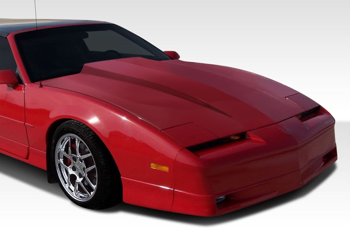 1982-1992 Pontiac Firebird 4 inch Cowl Hood - 1 Piece - FRP