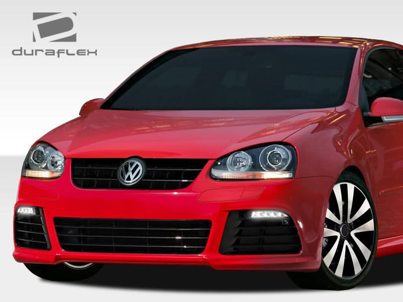 2005-2010 Volkswagen Jetta / 2006-2009 Golf GTI R Look Front Bumper Cover - FRP