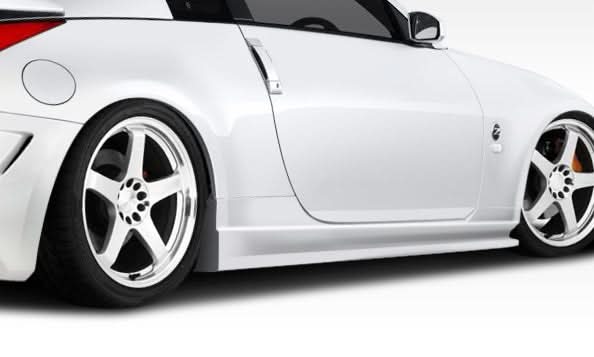 2003-2008 Nissan 350Z AM-S GT Style Side Skirts - 2 Piece - FRP
