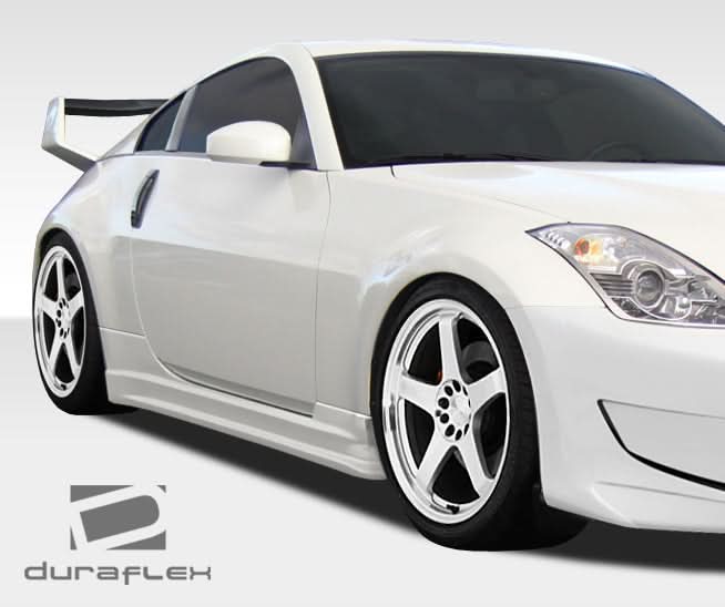 2003-2008 Nissan 350Z AM-S GT Style Side Skirts - 2 Piece - FRP