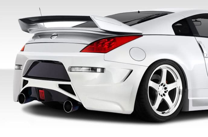 2003-2008 Nissan 350Z AM-S GT Style Rear Bumper Cover - FRP