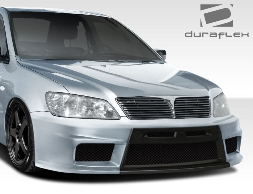 2002-2003 Mitsubishi Lancer Evo X Look Front Bumper Cover - FRP