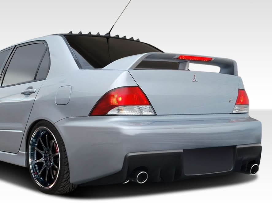 2002-2003 Mitsubishi Lancer Evo X Look Rear Bumper Cover - FRP