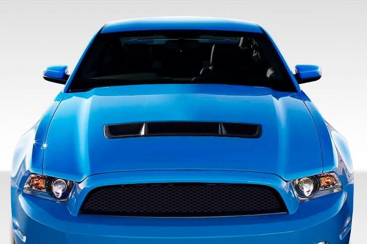 2010-2014 Ford GT500/Mustang GT500 Look Conversion Hood - FRP