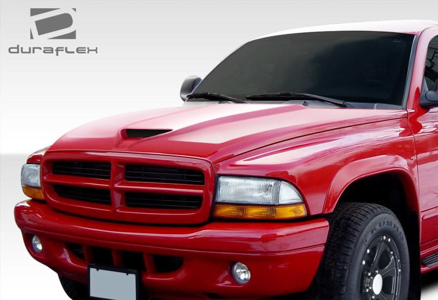 1997-2004 Dodge Dakota / 1998-2003 Durango SS Style Hood - FRP