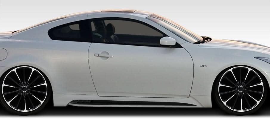 2008-2015 Infiniti G37 Q60 Elite Style Side Skirts Rocker Panels - FRP