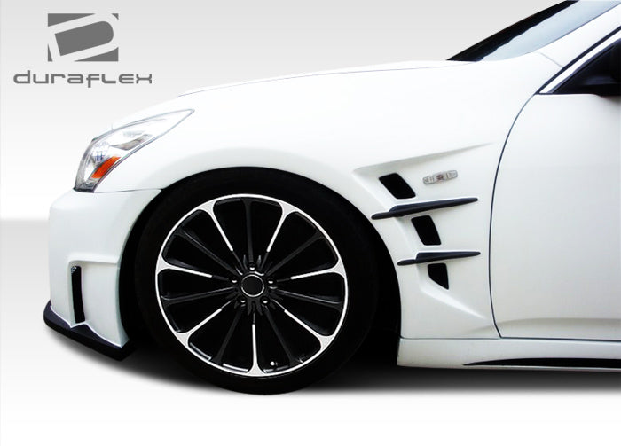 2007-2013 Infiniti G Sedan G25 G35 G37 W-1 Style Fenders - FRP
