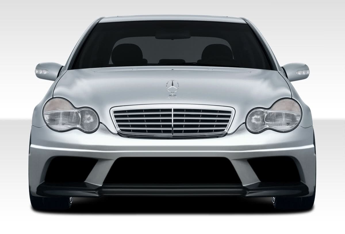 2001-2007 Mercedes C Class W203 AMG V2 Look Front Bumper Cover - FRP
