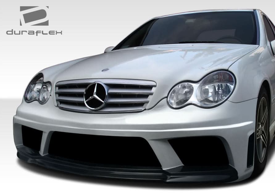 2001-2007 Mercedes C Class W203 AMG V2 Look Front Bumper Cover - FRP