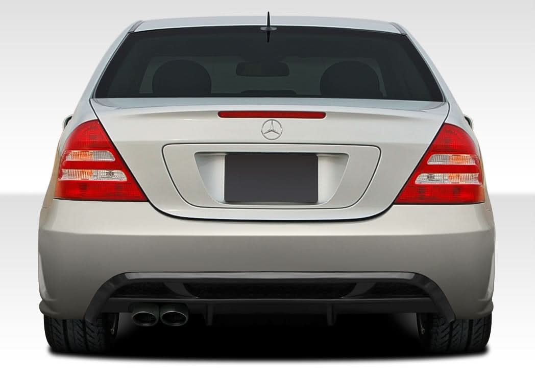 2001-2007 Mercedes C Class W203 AMG V2 Look Rear Bumper Cover - FRP
