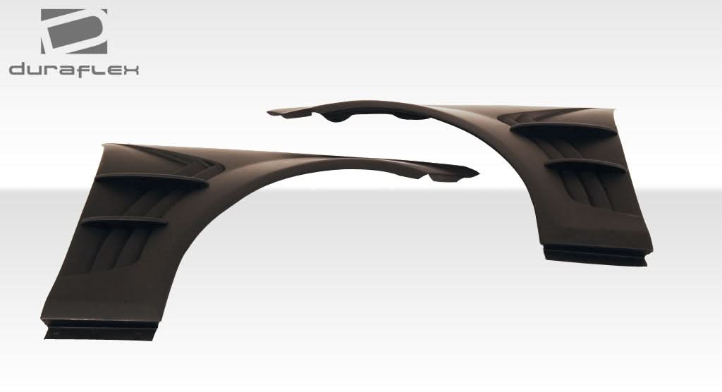 2008-2014 Mercedes C Class W204 W-1 Style Fenders 2 Piece - FRP