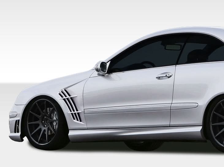 2003-2009 Mercedes CLK W-1 Style Fenders - 2 Piece - FRP