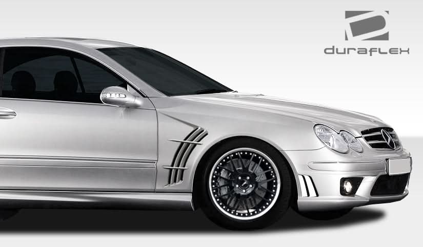 2003-2009 Mercedes CLK W-1 Style Fenders - 2 Piece - FRP