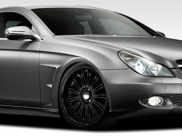 2006-2011 Mercedes CLS Class VB-R Style Fenders - 2 Piece - FRP