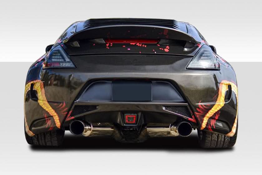 2009-2020 Nissan 370Z AM-S GT Style Rear Bumper Cover - FRP