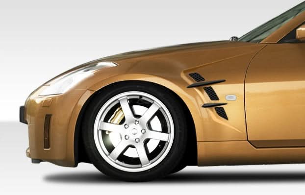 2003-2008 Nissan 350Z W-1 Style Fenders - 2 Piece - FRP