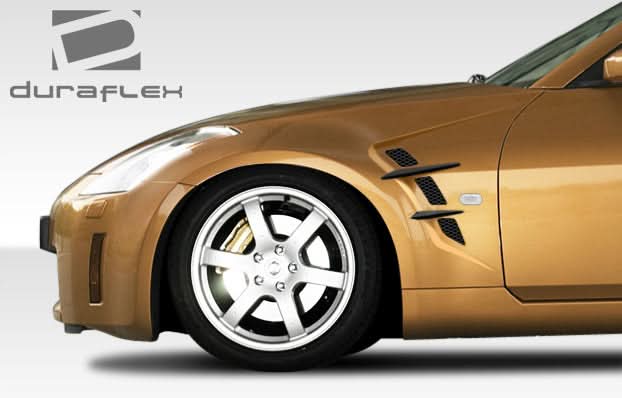 2003-2008 Nissan 350Z W-1 Style Fenders - 2 Piece - FRP