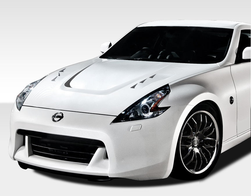 2009-2020 Nissan 370Z JP-R Style Hood - 1 Piece - FRP