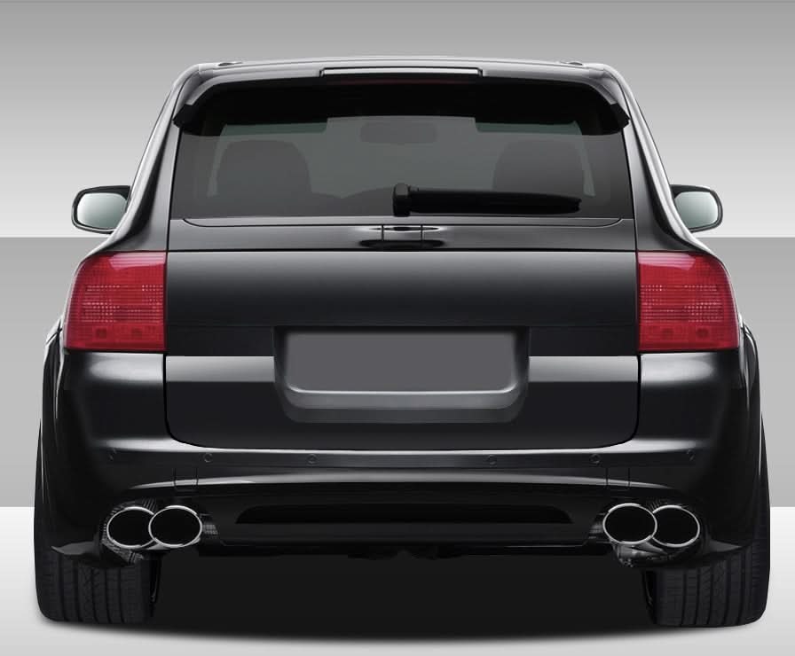 2003-2006 Porsche Cayenne Eros Version 1 Style Wide Body Rear Bumper - FRP