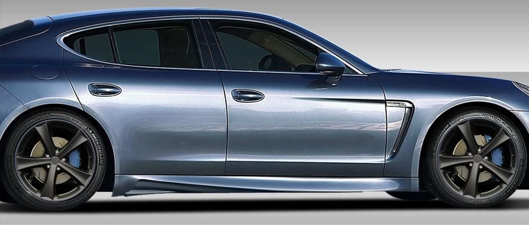 2010-2015 Porsche Panamera Eros Version 3 Style Side Skirts - FRP