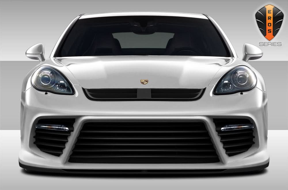 2010-2013 Porsche Panamera Eros Version 4 Style Front Bumper - FRP