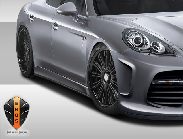 2010-2015 Porsche Panamera Eros Version 4 Style Side Skirts - FRP