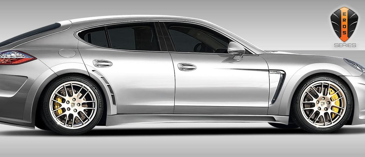 2010-2015 Porsche Panamera Eros Version 4 Style Wide Body Fender Flares