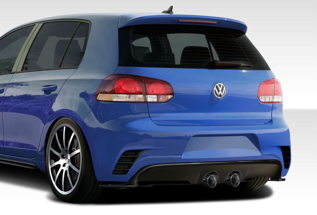 2010-2014 Volkswagen Golf GTI RV-S Style Rear Bumper Cover - FRP