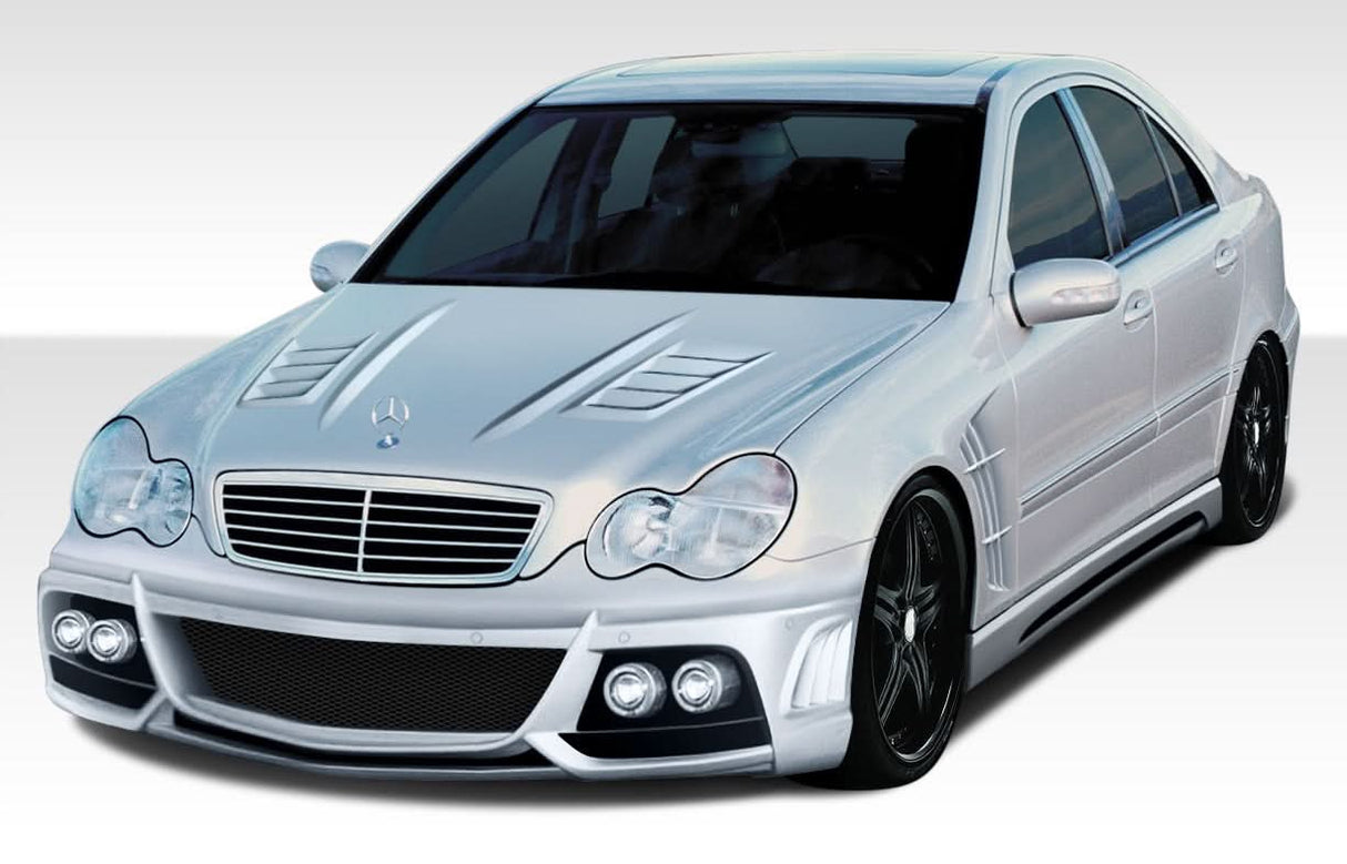 2001-2007 Mercedes C Class W203 W-1 Style Body Kit - 7 Piece